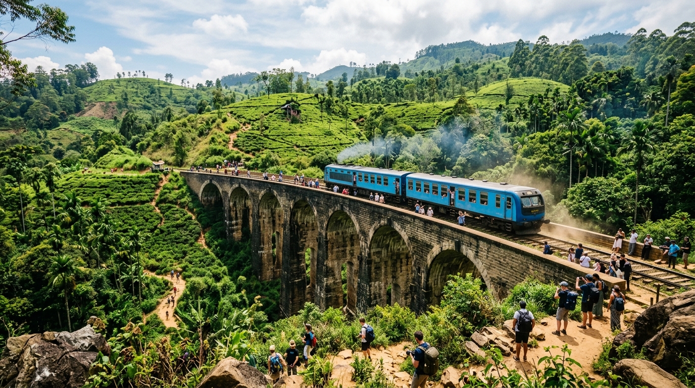 Budget Tour 5 Days in Sri Lanka with scenic mountain train and Kandy